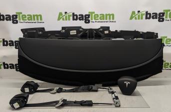 Tesla Model Y 2020 - Onwards Airbag Kit Driver Passenger Seatbelt Dashboard ECU