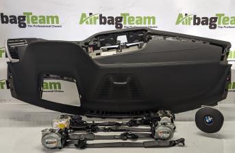 BMW X5 G05 19-23 Airbag Kit Driver Passenger Stitch Dashboard Seatbelt ECU