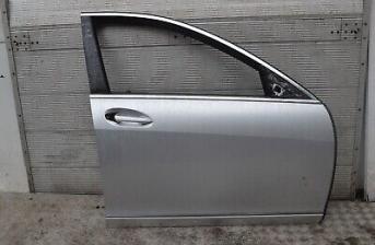 Mercedes S Class W221 Door Front Right Silver 2009 OSF Door Shell Silver