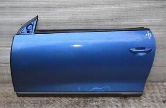 Volkswagen Scirocco Left Passenger Side Door Shell + Door handle Blue 2011 NSF