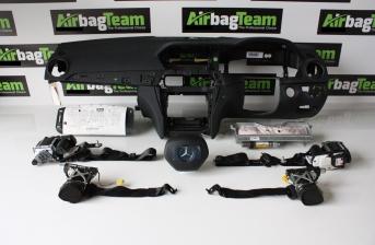 Mercedes C Class W204 Airbag Kit Dashboard Driver Passenger Knee Seatbelts ECU