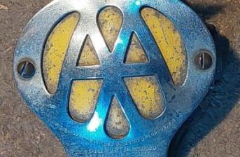 AA 1950's Car Grille Badge - Automobile Association