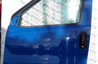 FIAT DOBLO CARGO 16V E4 2010-2018 LEFT FRONT N/S/F DOOR BLUE (BLU LINE VR-479/A)