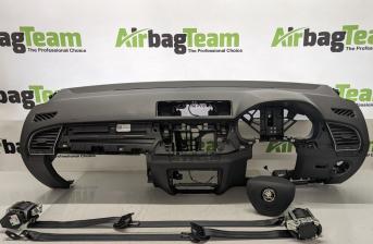 Skoda Fabia 2014 - 2017 Airbag Kit Driver Passenger Dashboard Seatbelts ECU