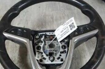 VAUXHALL INSIGNIA 08-17 STEERING WHEEL (LEATHER) WITH MULTI  SWITCH 1331654