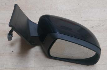✅ FORD FOCUS MK2 DRIVER SIDE WING MIRROR & INDICATOR PANTHER BLACK 2008-2011