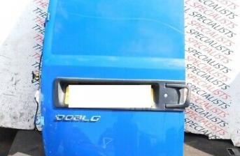 FIAT DOBLO FACELIFT 12-18 PASSENGER REAR N/S/R TAILGATE DOOR BLUE *SCUFFS