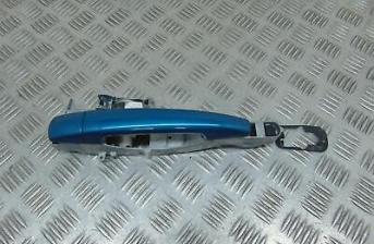 Peugeot 207 Right Driver O/S Rear Outer Door Handle Neysha Blue Kmu Mk1 06-13