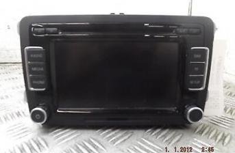 Volkswagen Golf Radio Player Cd Stereo Head Unit With No Code 2008-2013