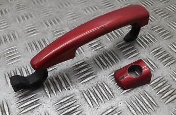 Peugeot 207 Right Driver Offside Front Outer Door Handle Red Mk12006-2013Φ