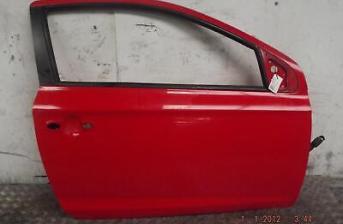 Hyundai i20 Right Driver Offside Front Bare Door Red 2009-2012