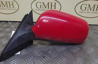 Audi A4 Left Passenger Nearside Electric Wing Mirror Red B5 1995-2001