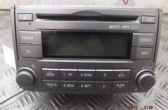 Hyundai I800 Radio Stereo Cd Player Head Unit No Code 96170-4h060kl 2008-202