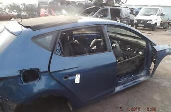 Seat Leon Right Driver Offside Rear Door Paint Code W5p-Apollo-Blue Mk3 2012-2