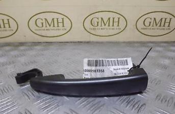 Peugeot 308 Right Driver Offside Rear Outer Door Handle Grey MK1 2007-2014