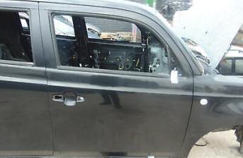 Daihatsu Materia Right Driver Offside Front Door P/C X07 Black Mk1 2007-2012