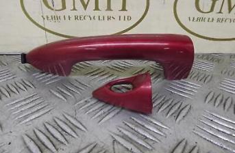 Kia Ceed Right Driver Offside Front Outer Door Handle Red P/C Code A0 MK2 12-18