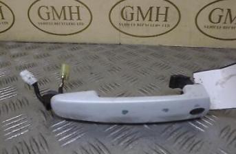 Suzuki Swift Right Driver O/S Front Outer Door Handle White Mk2 2004-2011