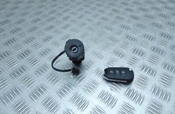 Peugeot 208 Ignition Barrel Switch With Key 3 Pin Mk1 1.2 Petrol 2012-202