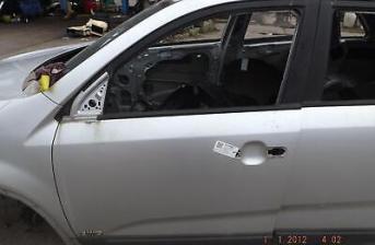 Kia Sorento Left Passenger Nearside Front Door P/C Bright Silver [3D] Mk2 09-15