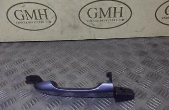 Honda Civic Right Driver O/S Front Outer Door Handle Blue B570M Mk10 2012-2017