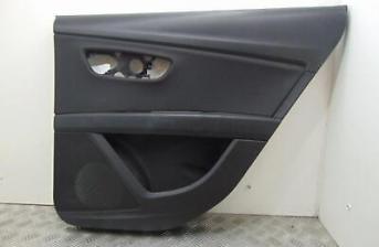 Seat Leon Right Driver Offside Rear Door Card Panel 49145F2842169 5F 2012-202