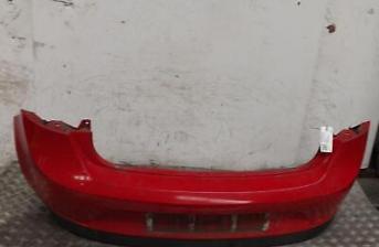 Seat Ibiza Rear Bumper Red Mk4 2008-2012
