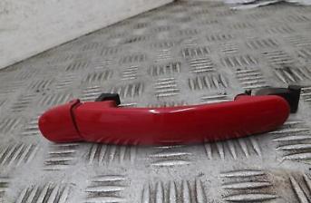 Seat Ibiza Right Driver Offside Rear Outer Door Handle Red 6j 2008-2017