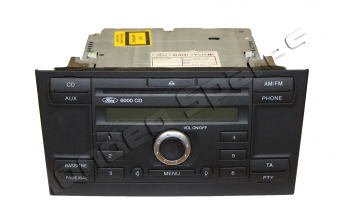 GENUINE FORD MONDEO MK3 6000 CD PLAYER HEAD UNIT RADIO WITH CODE 2004 - 2007