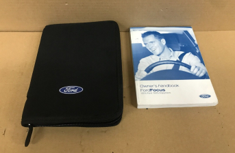 FORD FOCUS OWNERS HANDBOOK WITH WALLET HOLDER PACK  2005 2006 2007 2008     C583