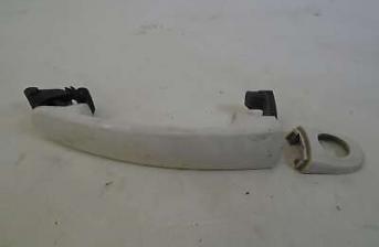 SEAT IBIZA DOOR HANDLE - EXTERIOR (DRIVER/RIGHT SIDE) WHITE LB9A 2008-2015