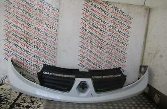 RENAULT MASTER 10-ON FRONT BUMPER UPPER PANEL WITH GRILL WHITE 23074 *SCUFFS