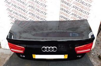 AUDI A6 5DR SALOON 11-14 BOOTLID TAILGATE (COMES BARE) BLACK *DENTS + SCUFFS