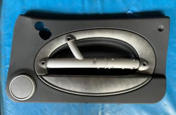 BMW Mini One/Cooper/S Right Side Brushed Aluminium Trim Door Card (R50/R52/R53)