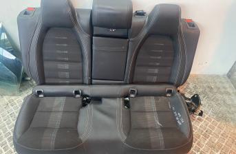 MERCEDES CLA 2017 REAR BACK SEATS BENCH HALF LEATHER A2124376 2017 W117 CL