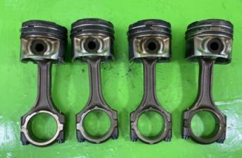 TOYOTA AVENSIS MK3 4X PISTONS 2.2 DIESEL 2012-2015 AND CONROD CONNECTING ROD