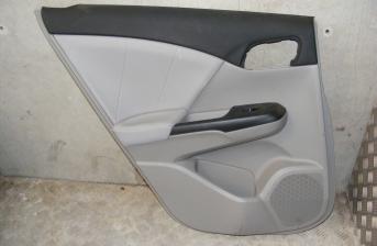 HONDA CIVIC  LEFT REAR  N/S/R  DOOR CARD WITH LEATHER TRIM  MK9  2011 - 2015