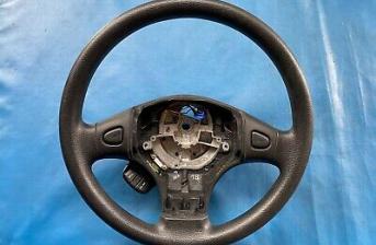 Rover 25 // MG ZR Black Rubber Steering Wheel (Part #: QTB001400PMP [XR])