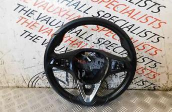 VAUXHALL CORSA E 15-ON LEATHER STEERING WHEEL WITH CONTROLS 39035990 1891