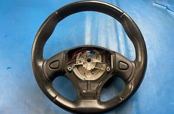 MG TF Black Leather Steering Wheel (Part #: QTB001340PMA AM)