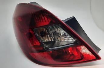 VAUXHALL CORSA Tail Light Rear Lamp N/S 2006-2015 5 Door Hatchback LH