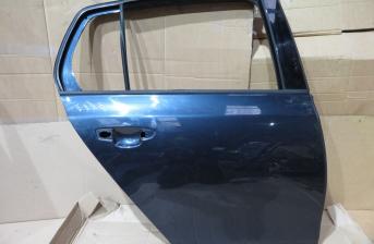 VW GOLF MK6 2012 2.0TDI 5DR HATCHBACK DRIVER SIDE REAR BARE DOOR IN BLUE