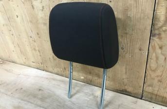 HEADREST FORD FIESTA FRONT DRIVER OR PASSENGER SEAT CLOTH BLACK RED 2012-2017