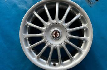 #002 MG ZR/ZS 17" 15 Straight Spoke Alloy (RRC001500) Also fits Rover 25/45