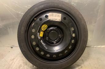 2011 VAUXHALL INSIGNIA SPACE SAVER SPARE WHEEL CONTINENTAL 125/70 R17