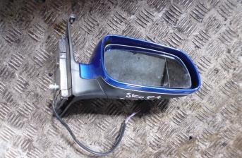 2002 SKODA SUPERB OS OFF SIDE DRIVERS ELECTRIC WING MIRROR IN DEEP BLUE