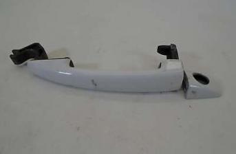 PEUGEOT 207 HDI 2009-2012 DOOR HANDLE WITH END CAP - EXTERIOR - WHITE EWPB