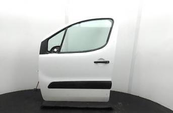 PEUGEOT PARTNER Front Door N/S 2008-2018 EWP - BANQUISE WHITE PAINT Unknown Van