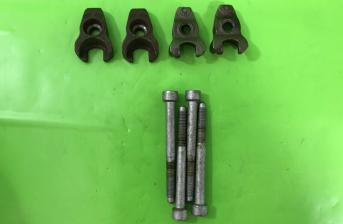 FORD GALAXY MK3 4X INJECTOR CLAMPS AND BOLTS 2.2 TDCI 2006-201