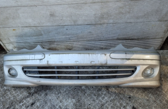 Mercedes C Class FRONT BUMPER SILVER W203 2005 saloon models lights not inluded